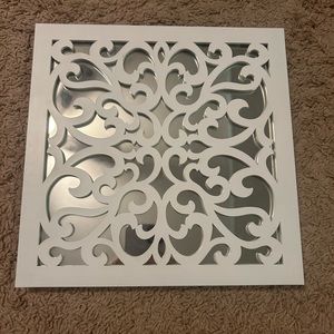 Set of 3 White Mirrors